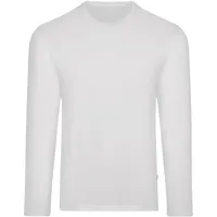 TRIGEMA Herren, 636501 Langarmshirt weiß, XXL EU