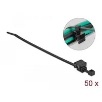 DeLock Kabelbinder mit Befestigungsclip L 200 x B 4,8