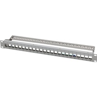 Logilink 19" Patchpanel für 24 Keystone-Module, Grau