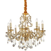 Ideal Lux Pendelleuchte Gioconda SP8 Metall Gold