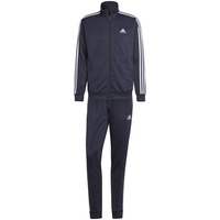 Adidas Basic 3-Streifen Tricot Trainingsanzug Legend Ink / White