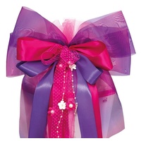 ROTH XXL-Schultütenschleife Purple Blooming, lila/pink