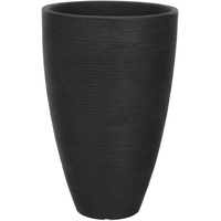 Spetebo Rillentopf XL Ø 60 x 60 cm Anthrazit