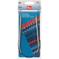 Prym Rundstricknadeln ALU 60 cm 4,00 mm grau Rundstricknadel,