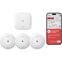 X-Sense Smart Wassermelder mit Batterie, WLAN Wassersensor, kompakter Überschwemmungssensor