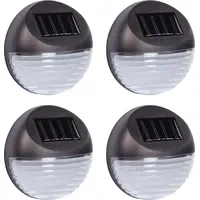 Hi Außenleuchte Kunststoff 11,5 cm 4er Set schwarz