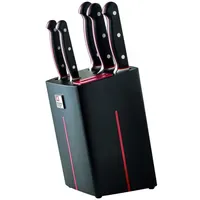 Richardson Sheffield Velocity Messerblock 5-tlg. Schwarz/Rot