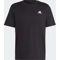 Adidas Essentials Single Jersey Embroidered Small Logo T-Shirt Black