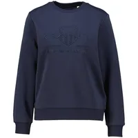 GANT Tonal Archive Shield Sweatshirt - Evening Blue -