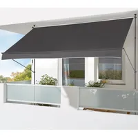 Konifera Klemmmarkise 350 x 150 cm anthrazit