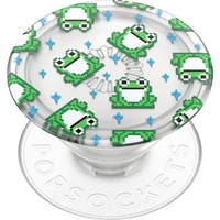 PopSockets PopGrip PlantCore 8 Bit Frogs 806485