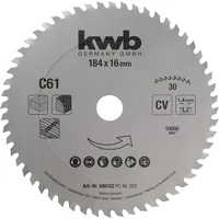 KWB 581822 Kreissägeblatt 130 x 16 mm 1 St.