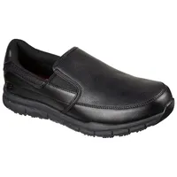 SKECHERS Herren Nampa Groton Slipper, Black Synthetic/Pu, 47.5 EU