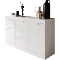 LC Sideboard Slim, Breite 136 cm, Fronten Hochglanz Lack