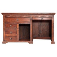 MASSIVMOEBEL24.DE Schreibtisch Akazie 140x64x80 nougat lackiert OXFORD #511