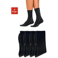 H.I.S. H.I.S Basicsocken, (Packung, 4 Paar), mit hohem Baumwollanteil