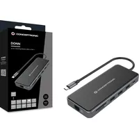 Conceptronic DONN15G 12-in-1 USB 3.2 Gen 1 Dockingstation, HDMI,