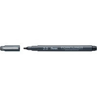 Pentel Pointliner Calligraphy S20P-C20A Fineliner schwarz 2,0 mm, 1
