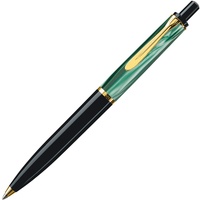 Pelikan Kugelschreiber Classic K200 grün-marmoriert/gold, Schreibfarbe: schwarz, 1 St.