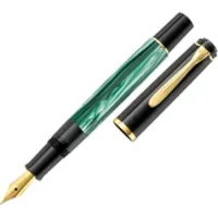 Pelikan Classic M200 Kolbenfüller grün-marmoriert/gold M (mittel), 1 St.