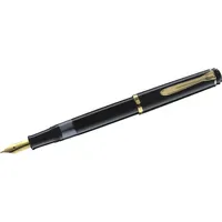 Pelikan Classic M200 Kolbenfüller schwarz/gold M (mittel), 1 St.