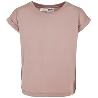 URBAN CLASSICS Girl's Organic Extended Shoulder Tee T-Shirt, duskrose,