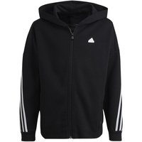 Adidas Future Icons 3-Streifen Kapuzenjacke Black / White 128    
