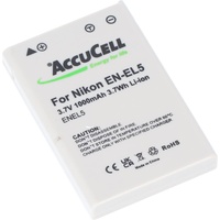 AccuCell Akku passend für Nikon EN-EL5, Duracell CP1