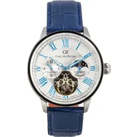Carl von Zeyten Herren Uhr Armbanduhr Automatik Schiltach CVZ0081WHS