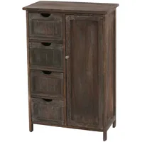 Mendler Kommode HWC-D12, Schrank Schubladenkommode, Shabby-Look Vintage 82x55x30cm ~
