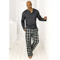 H.I.S. H.I.S Pyjama (2 tlg 1 Stück), Schlafanzug mit
