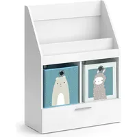 Vicco Kinderregal Bücherregal Wandregal Luigi Weiß 72x96 cm modern