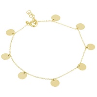 Luigi Merano Armband Behang runde Plättchen, Gold 585 Armbänder