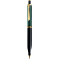 Pelikan Kugelschreiber Souverän K400 schwarz/grün/gold, Schreibfarbe: schwarz, 1 St.