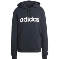 Adidas Essentials Linear Hoodie Black / White XS