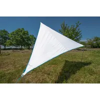 Bent Sonnensegel Zip-Canvas weiß