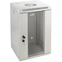 HMF 63309-07 Serverschrank Netzwerkschrank, 9HE Wandgehäuse 10 Zoll, Rack