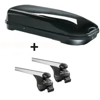 VDP Skibox JUFL580+Alu-Relingträger Quick aufl. Reling Alu für für