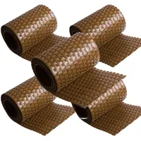 Nyvi Sichtschutzstreifen 255 x 19 cm Honig Polyrattan 5