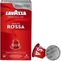Lavazza Qualità Rossa, vollmundiger und ausgewogener Espresso, 10 Kapseln,