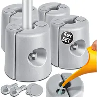 Kesser KESSER® Pavillonstandfüße 4er Set Pavillon Standfuß mit Wasser/Sand