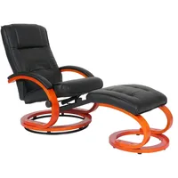 Mendler Fernsehsessel Relaxsessel Sessel Pescatori, Kunstleder, mit Hocker -