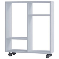 VCM Holz Nischenschrank Rollen Regal Dremala