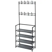 Home & Styling Aufbewahrungslösungen Kleiderständer mit 4 Fachböden 60x26x155
