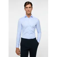 Eterna Langarmhemd "SUPER SLIM", Herren, Gr. 44, Normalgrößen, blau
