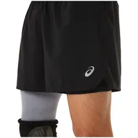 Asics Herren Road 2-N-1 5 Inc Short schwarz