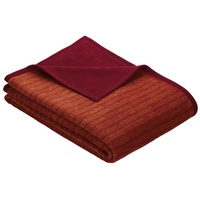 IBENA Fano Kuscheldecke 150 x 200 cm rot/orange