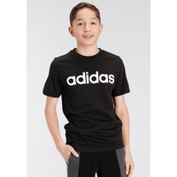 Adidas Essentials Linear Logo Cotton T-Shirt schwarz 152