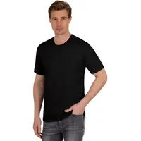 TRIGEMA Herren, T-Shirt 636202, Gr. Small, schwarz, (schwarz 008)