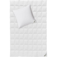 Fjödur Daunenbettdecke + Kopfkissen "Fleur", Das Set besteht aus